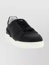 Moschino Kevin Sneakers Featuring Contrast Sole In Black