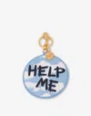 Moschino Keychain Archive Clouds In Blue