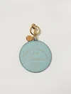 Moschino Keyring  Couture Men Color Gnawed Blue In Blue