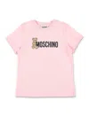 Moschino Kid - Logo T-shirt In Pink