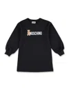 Moschino Kid - Sweatshirt Mini Dress In Black