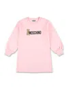 Moschino Kid - Sweatshirt Mini Dress In Pink