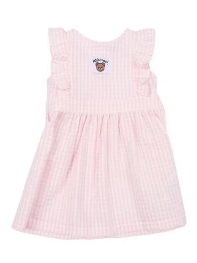 Moschino Kid Abito M/c O S/m In Pink