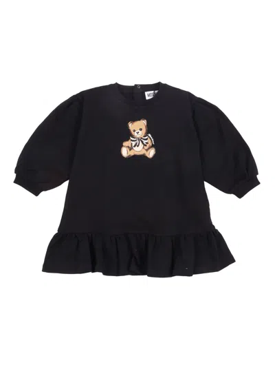 Moschino Kid Abito M/l In Black