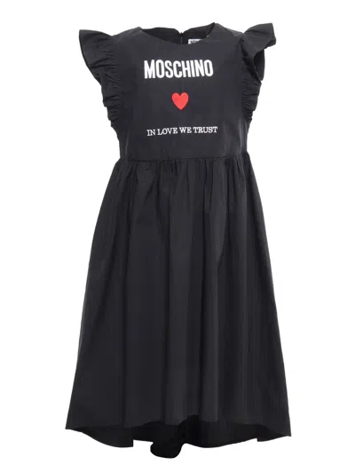 Moschino Kid Black Long Dress
