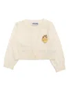 Moschino Kid Cardigan In Light Blue