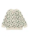 Moschino Kid Cream-colored Sweatshirt In White