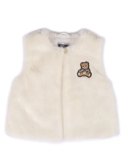 Moschino Kid Gilet In Neutral