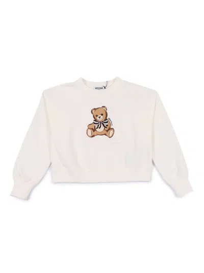 Moschino Kid Girocollo M/l In White