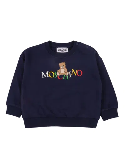 Moschino Kid Girocollo M/l In Blue