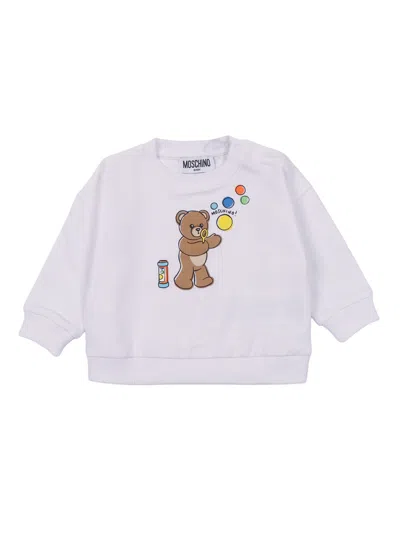 Moschino Kid Girocollo M/l In White