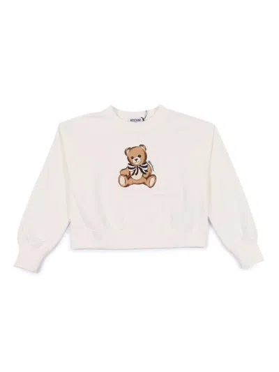 Moschino Kid Girocollo M/l In White