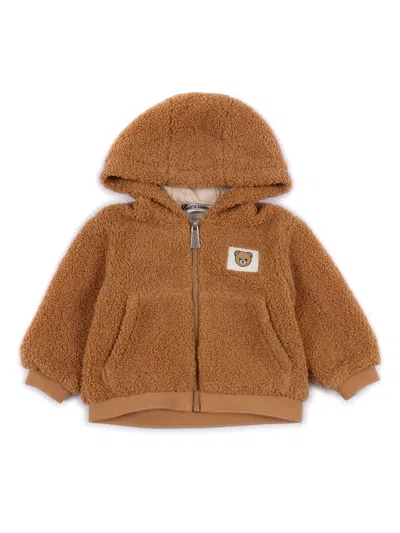 Moschino Kid Giubbotto In Brown