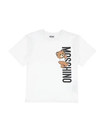 Moschino Kid Babies'  Maxi T-shirt M/c Toddler T-shirt White Size 6 Cotton, Elastane