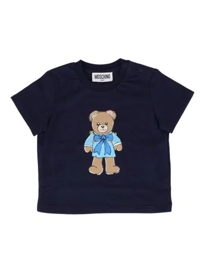 Moschino Kid Short-sleeve Blouse In Blue