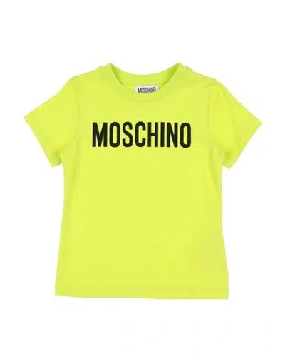 Moschino Kid Babies'  T-shirt M/c Toddler T-shirt Acid Green Size 6 Cotton, Elastane