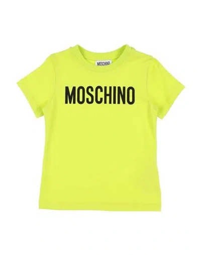 Moschino Kid Babies'  T-shirt M/c Toddler T-shirt Lime Green Size 4 Cotton, Elastane
