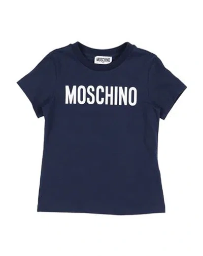 Moschino Kid Babies'  T-shirt M/c Toddler T-shirt Midnight Blue Size 6 Cotton, Elastane