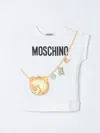 MOSCHINO KID T恤 MOSCHINO KID 儿童 颜色 白色,F48341001