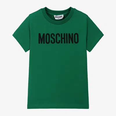 Moschino Kid-teen Babies' Green Cotton T-shirt