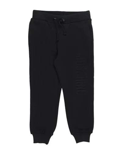 Moschino Kid Babies'  Toddler Boy Pants Black Size 4 Cotton