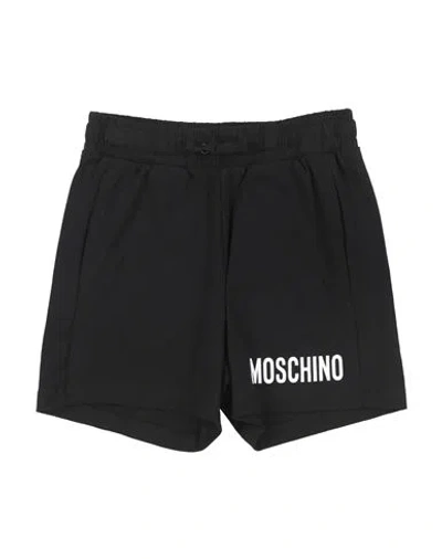 Moschino Kid Babies'  Toddler Boy Shorts & Bermuda Shorts Black Size 5 Cotton, Elastane