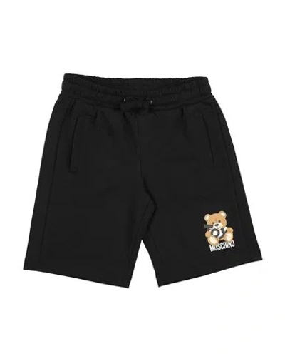 Moschino Kid Babies'  Toddler Boy Shorts & Bermuda Shorts Black Size 6 Cotton