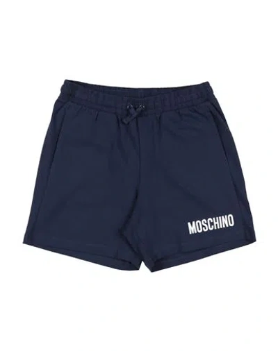 Moschino Kid Babies'  Toddler Boy Shorts & Bermuda Shorts Navy Size 6 Cotton, Elastane In Blue
