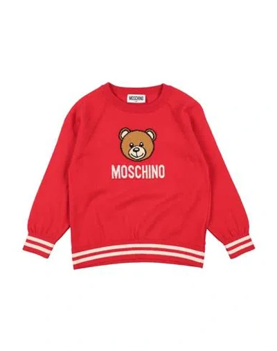 Moschino Kid Babies'  Toddler Boy Sweater Red Size 6 Cotton, Wool