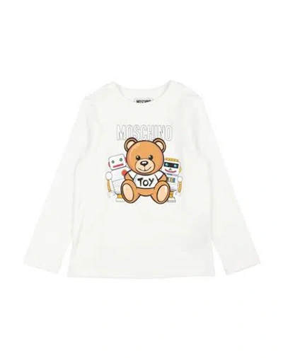 Moschino Kid Babies'  Toddler Boy T-shirt White Size 6 Cotton, Elastane