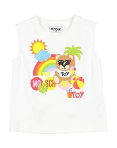 Moschino Kid Babies'  Toddler Boy T-shirt White Size 6 Cotton, Elastane