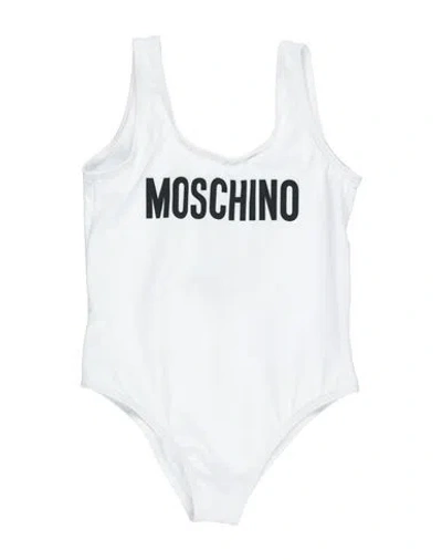 Moschino Kid Babies'  Toddler Girl One-piece Swimsuit White Size 6 Polyester, Elastane