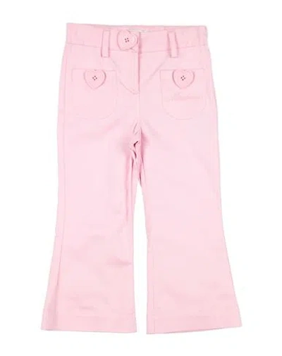 Moschino Kid Babies'  Toddler Girl Pants Pink Size 6 Cotton, Elastane, Polyester