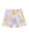 Moschino Kid Toddler Girl Shorts & Bermuda Shorts Lilac Size 5 Cotton, Elastane In Purple