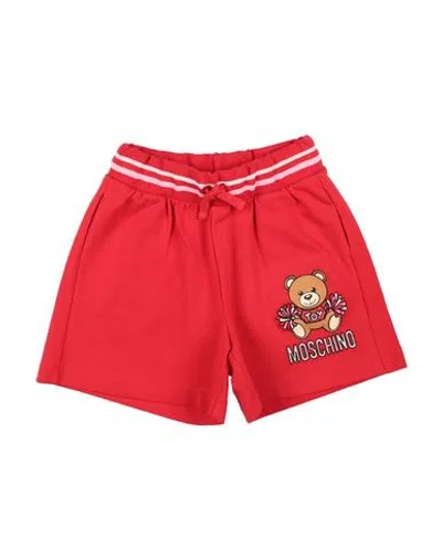 Moschino Kid Babies'  Toddler Girl Shorts & Bermuda Shorts Red Size 6 Cotton, Elastane