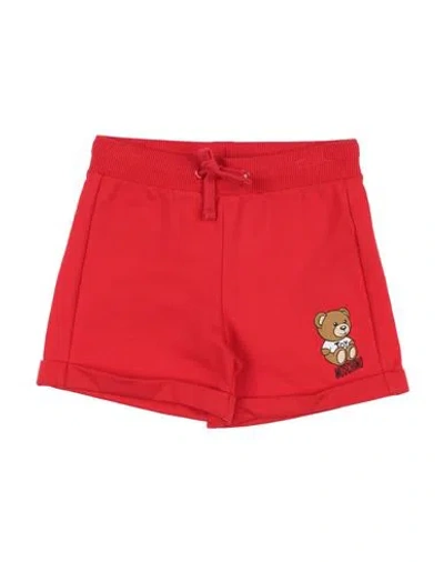 Moschino Kid Babies'  Toddler Girl Shorts & Bermuda Shorts Red Size 6 Cotton, Elastane