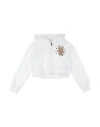 Moschino Kid Toddler Girl Sweatshirt White Size 5 Cotton, Elastane In White