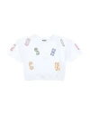 Moschino Kid Toddler Girl Sweatshirt White Size 6 Cotton, Elastane, Polyester In White