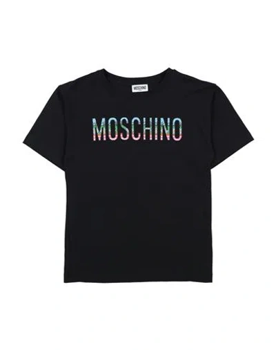 Moschino Kid Babies'  Toddler Girl T-shirt Black Size 6 Cotton, Elastane, Polyester