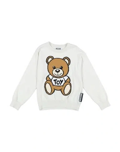 Moschino Kid Babies'  Toddler Sweater Ivory Size 6 Cotton, Wool In White