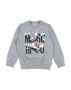 Moschino Kid Toddler Sweatshirt Grey Size 6 Cotton, Elastane, Wool, Acrylic, Polyamide In Grey
