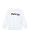 Moschino Kid Babies'  Toddler Sweatshirt White Size 6 Cotton, Elastane