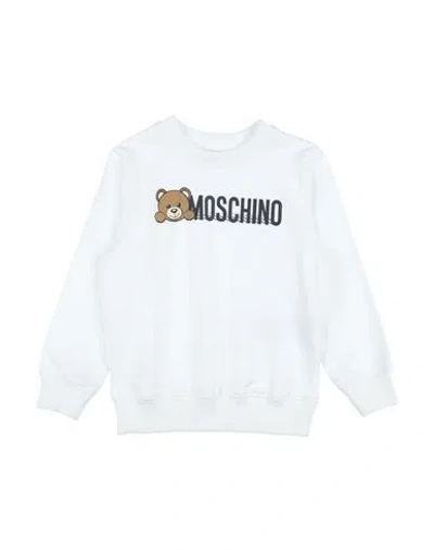 Moschino Kid Babies'  Toddler Sweatshirt White Size 6 Cotton, Elastane