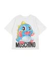 Moschino Kid Toddler T-shirt White Size 4 Cotton, Elastane In White