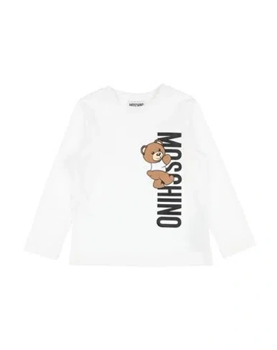 Moschino Kid Babies'  Toddler T-shirt White Size 6 Cotton, Elastane