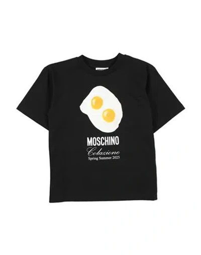 Moschino Kid Babies'  Toddler T-shirt Black Size 6 Cotton