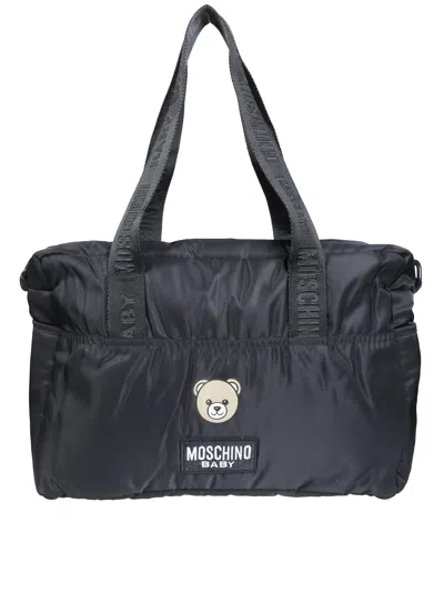 Moschino Kids Baby Changing Handbag With Mat In Orange