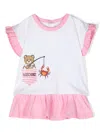 Moschino Teddy Bear-print T-shirt And Skirt Set In White