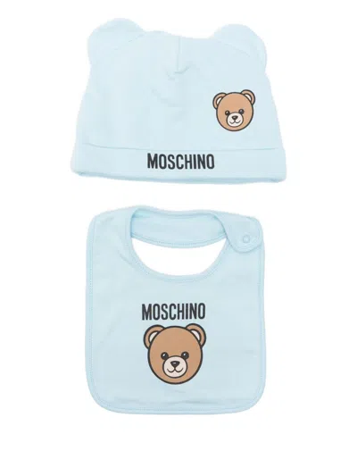 Moschino Kids Gifts Set In Blue