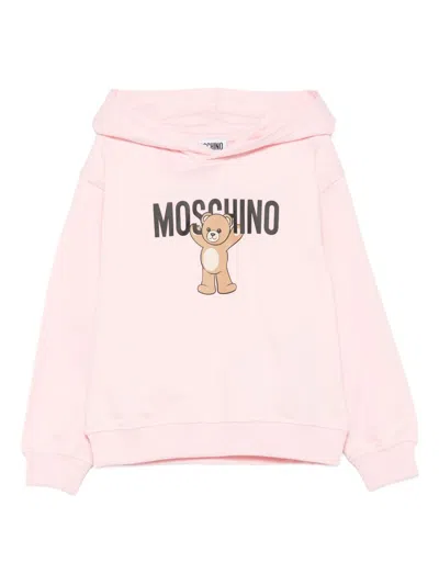 MOSCHINO MOSCHINO KIDS HOODIE WITH TEDDY BEAR PRINT